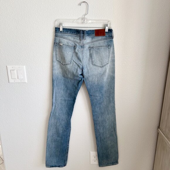 Vintage Distressed Madewell Rail Straight Jeans - Classic 90s Style Denim - Picture 10 of 10